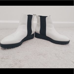 White Aldo Chunky Booties
